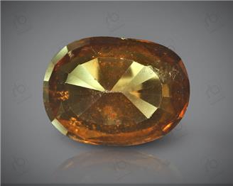 Natural Hessonite Garnet (Gomed) Certified  6.74 Cts ( 1229 )